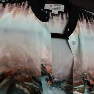 All saints silk dress